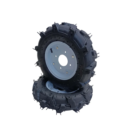 Мотоблок бензиновый Рысь МБР 7-10 ПРО, колеса 19*7*8