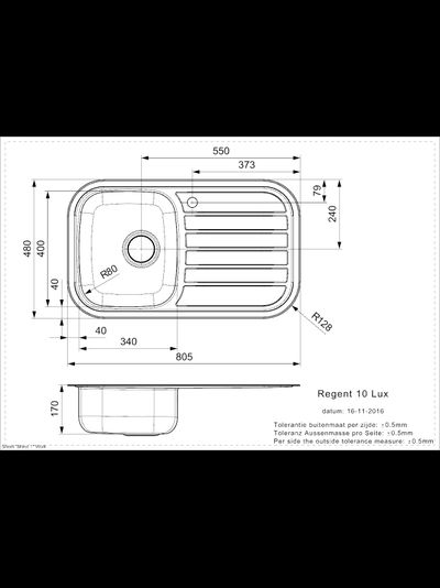 Мойка Reginox Regent R 10 OKG lux