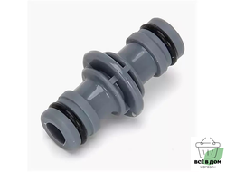 Соединитель штуцерный (двойник) д/шлангов