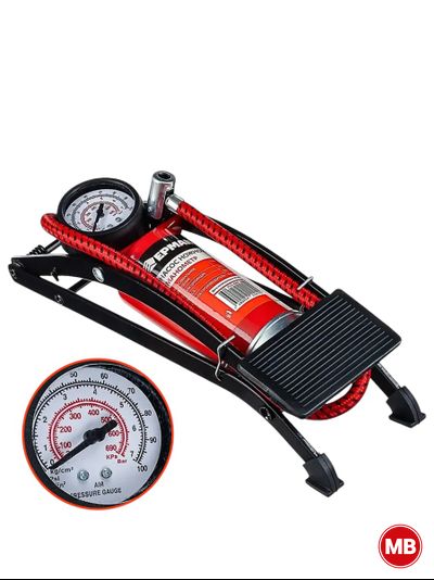 Ножной насос для авто, мото и велосипедов