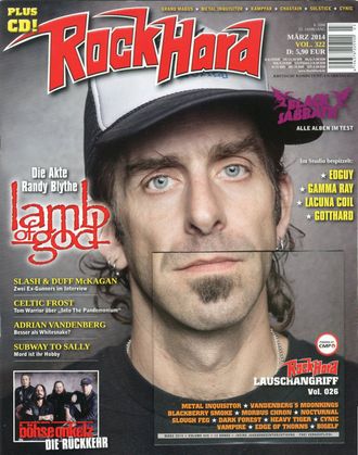 Rock Hard Magazine March 2014 Lamb Of God Cover, Немецкие журналы в России, Intpressshop