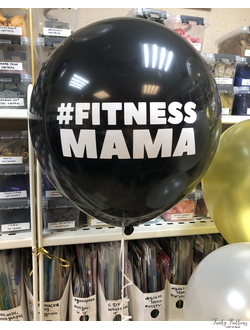 Брендированный шар 45 см с наклейкой