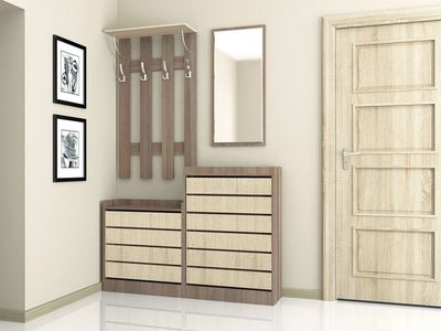 Прихожая "Ямайка" 1,4м ЛДСП Вариант 2 (ТЭКС)