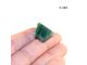 Авантюрин натуральный (галтовка) зеленый №1-121: 4,0г - 21*15*6мм