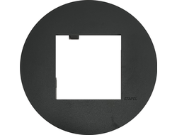 Рамка 1 пост матовая черная Siza Vieira - Quadro 45 - Efapel 43910 TPM