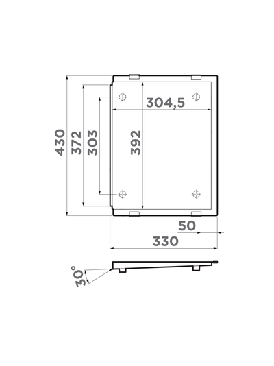 Съемное крыло для моек RE-01 LG