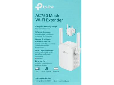 Усилитель WI-FI TP-LINK RE205  Белый