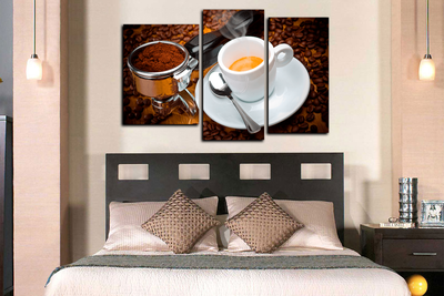 Модульная картина "Кружечка кофе"