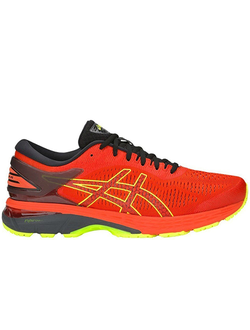 Asics Gel-Kayano 25 Красные с желтым