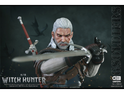 Купить онлайн коллекционную фигурку Ведьмака (Геральт из Ривии, The Witcher, Geralt of Rivia) CM002