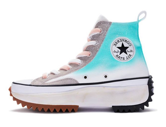 Converse Run Star Hike High Top Merry Cristmas белые