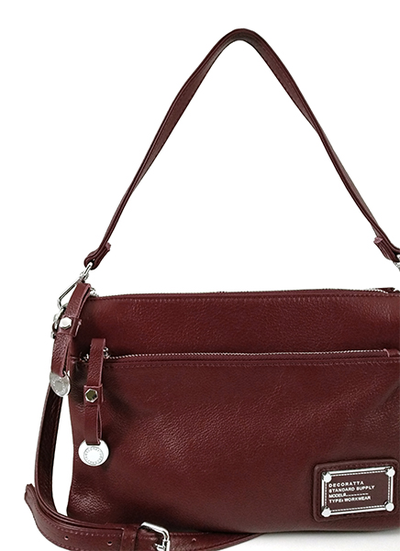(АРТИКУЛ: 8084/1) СУМКА ЖЕНСКАЯ, КЛАТЧ, НЕБОЛЬШАЯ, НАТУРАЛЬНАЯ КОЖА, БОРДОВАЯ (СПЕЛАЯ ВИШНЯ), НЕСКОЛЬКО ОТДЕЛЕНИЙ, ДЛИННЫЙ РЕМЕНЬ ЧЕРЕЗ ПЛЕЧО