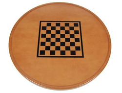 Maple Veneer with Digitally Printed Checkerboard and Maple Dripless Wood Edge