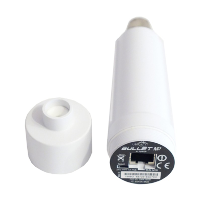 Уличная точка доступа WiFi Ubiquiti Bullet M2 HP (2.4 ГГц, 600 мВт) с питанием POE, без антенны, без БП.
