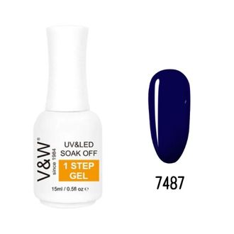 Гель-лак однофазный ONE STEP 15 мл.-- Gel Lac ONE STEP, 15 ml--- 7487