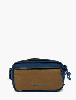 Сумка Якорь Таблетка Вощеный Олив / Темно-синий Нейлон