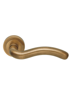 Дверные ручки Morelli Luxury SNAKE OBR Цвет - Кофе