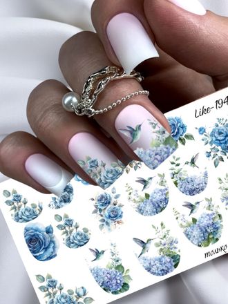 Слайдер-дизайн для ногтей LIKE-194