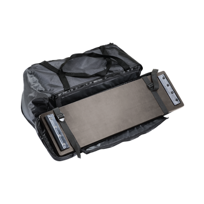 Комплект накладок на сиденья с сумкой 70*20 см ткань черный