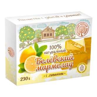 Мармелад "Лимон", без сахара, 230г (Давыдово)