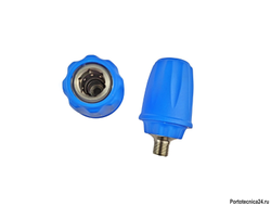 Байонет "KW" ARS 25 высокого давления 350 бар; синий (нерж.); 1/4"ш.