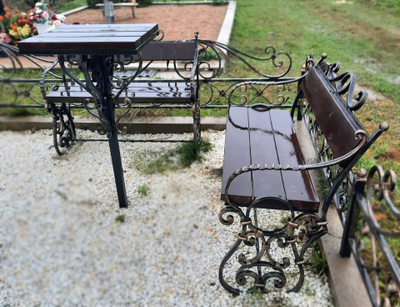Кованная скамейка СК-3