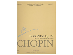 Chopin, Frédéric. Grande Polonaise op.22 for piano and orchestra (version for 1 piano). National Edition vol.16 A 14b