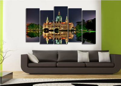 Модульная картина "Нью сити холл"