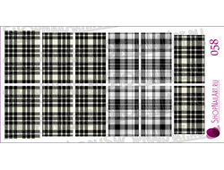 Слайдер-дизайн 058 - Ткань в клетку
