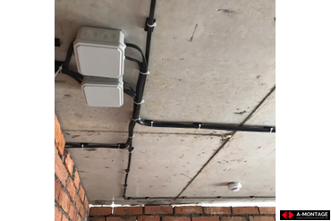 Черновой электромонтаж, 3-ком. квартира ЖК "Королев"