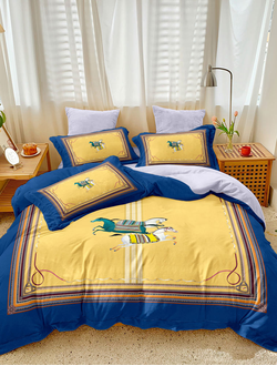 Постельное белье мако-сатин полутороспальное 150x200x1 180x230x1 50x70x2 TIS04-230