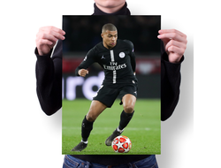 Плакат Kylian Mbappe Lottin, Килиан Мбаппе Лоттен №1