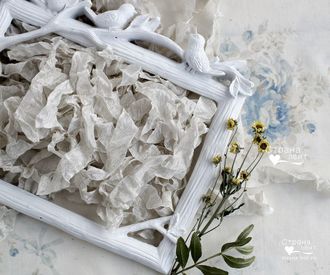 Шебби-лента Овсяное молочко, 1.8 метра