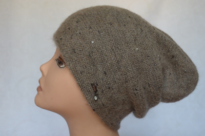 Итальянская шапка Вицио орехового цвета купить фото шапко Италии Визио