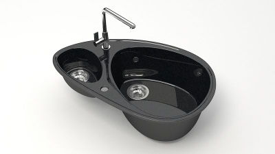 Мойка ЭММА Z13 Granit  MARRBAXX (в комплекте: фреза, сифон и герметик)