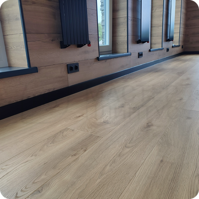 Плинтус ХДФ Dollken Cubu Flex Life 60мм Х 2,5 м 1001/1144 Чёрный