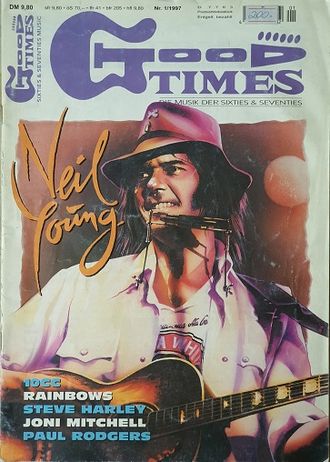 Good Times Magazine January 1997 Neil Young Cover Иностранные журналы в Москве, Intpressshop