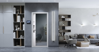 Стальная дверь    Беркут с зеркалом