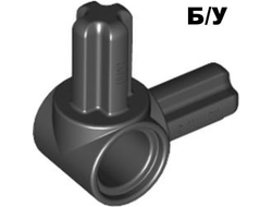 ! Б/У - Technic, Axle and Pin Connector Hub with 2 Perpendicular Axles, Black (10197 / 6099801) - Б/У