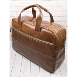 Кожаная дорожная сумка Frentano Premium brown (арт. 
4041-52)