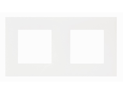 Рамка 2 поста белая Efapel Quadro 45