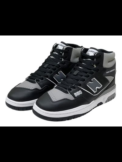 New Balance 650 Black Grey с мехом
