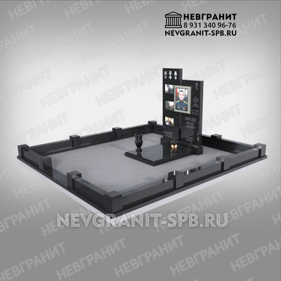 Памятник военному сво на могилу мужчине   493  эксклюзивный