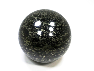 Шар Пирит в породе, Россия, Северный Кавказ (88 мм, 1188 г) №25194