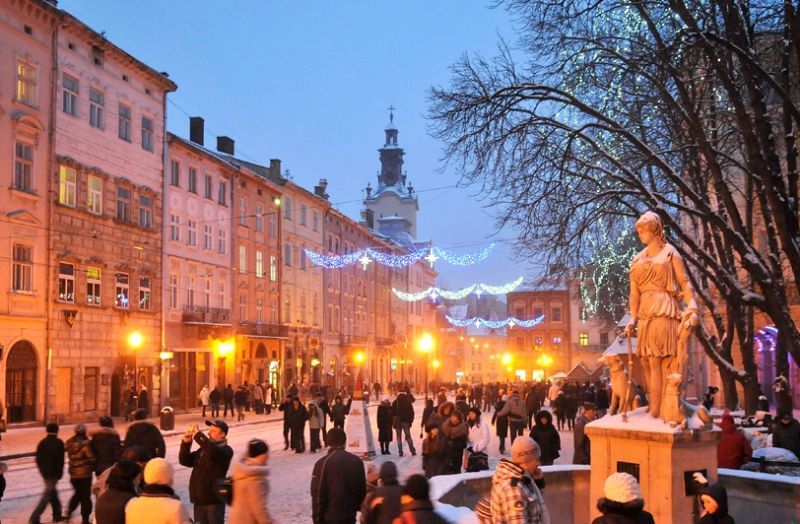 фото новорічні свята у Львові