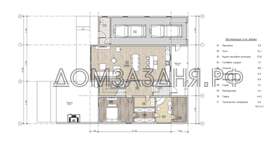 Коттедж 14.5х15.8