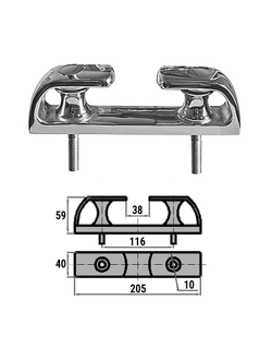 Планка киповая со шкивом 26/28мм
