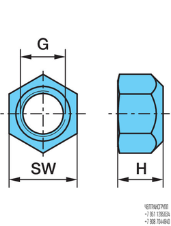 Гайка оси балансира М42х3 SAF 2051103600