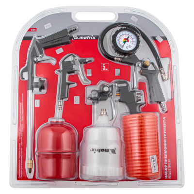Набор пневмоинструмента Matrix для компрессора 5 предметов