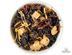 Черный чай с персиком - Сочный персик 200г